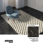 Nero Marquinia black marble with bold white veining, exuding elegance and luxury for high-end interior design