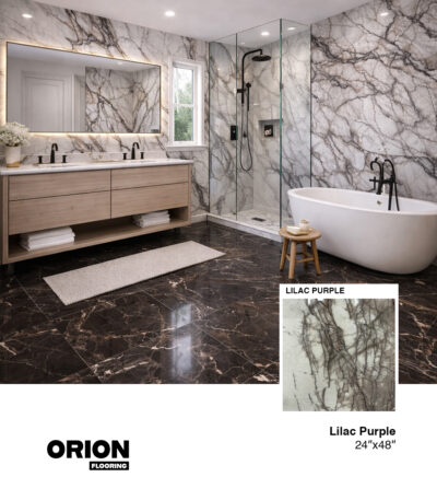 LILAC PURPLE Porcelain Tile – 24”×48”