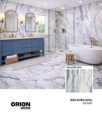 MACAUBA AZUL Porcelain Tile – 24”×48”