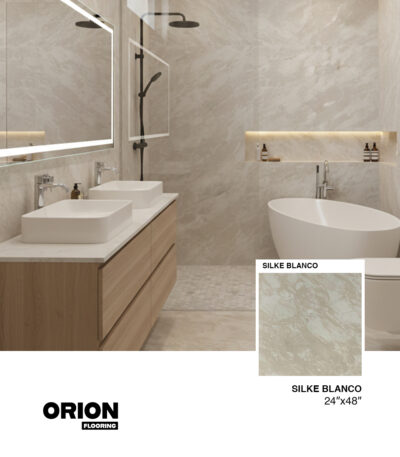 SILKE BLANCO Porcelain Tile – 24”×48”