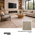 VIKEN BEIGE Matte Porcelain Tile – 24”×48”