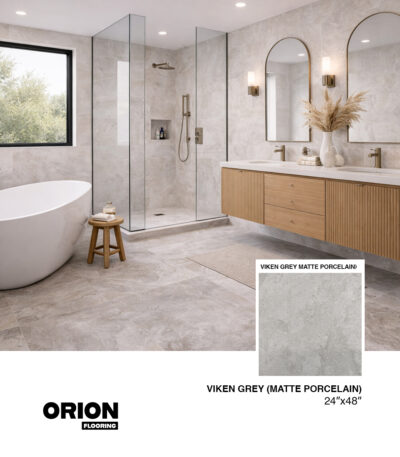 VIKEN BEIGE Matte Porcelain Tile – 24”×48”