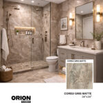 COREU GRIS MATTE Porcelain Tile – 24”×24”