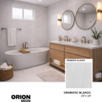 CROMATIC BLANCO Porcelain Tile – 24”×24”