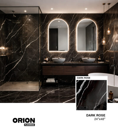 DARK ROSE Porcelain Tile – 24”×48”