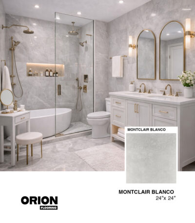 MONTCLAIR BLANCO Porcelain Tile – 24”×24”