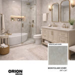 MONTCLAIR IVORY Porcelain Tile – 24”×24”