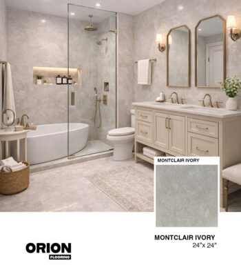 MONTCLAIR IVORY Porcelain Tile – 24”×24”