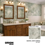 MARVEL ONYX GREEN Porcelain Tile – 24”×48”