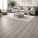 AXE Off White Wood Look Porcelain Tile Flooring | Waterproof & Durable Tile