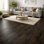 Shop Essential Noce wood look porcelain tile flooring. Waterproof, durable, and perfect for kitchen, bathroom, and living room spaces.