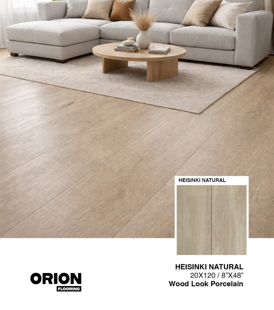 Heisinki Natural Wood Look Porcelain Tile Flooring | Waterproof & Durable Tile