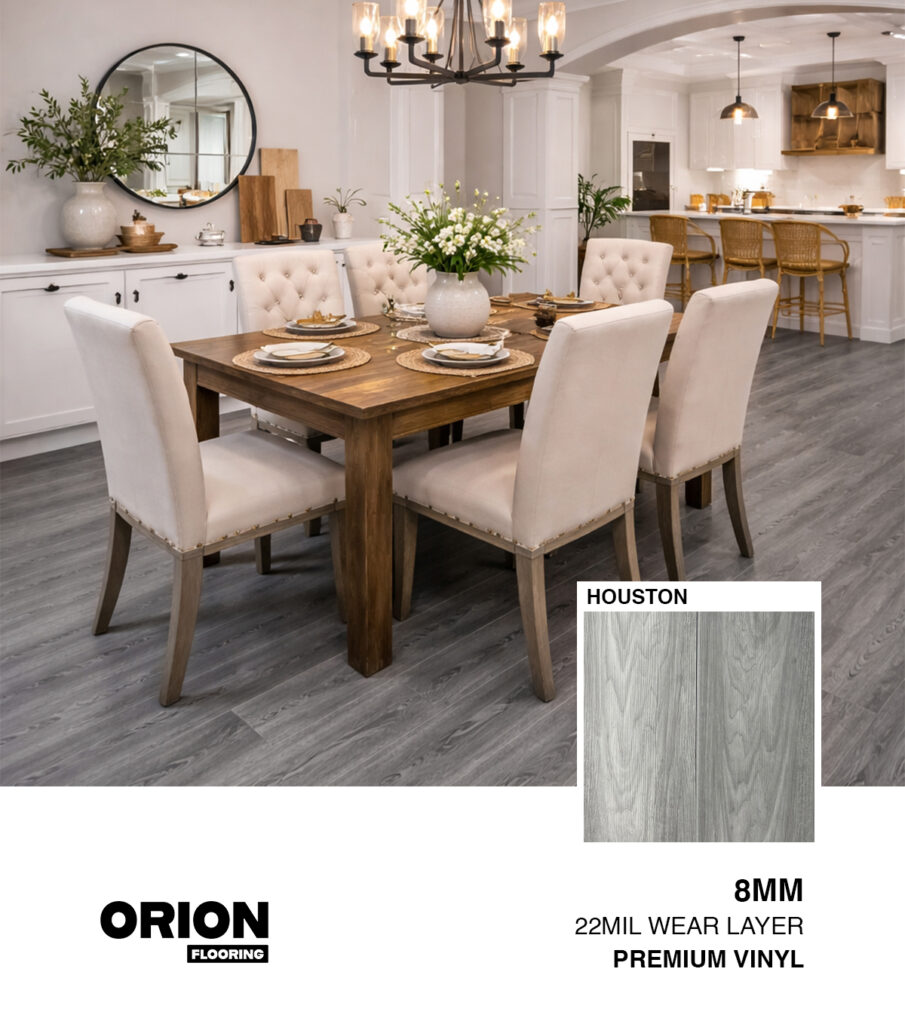 ORION FLOORING – HOUSTON Premium Vinyl Flooring (8MM / 22MIL Wear Layer)