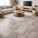 Shop KM Blanco wood look porcelain tile flooring. Waterproof, durable, and perfect for kitchen, bathroom, and living room spaces.