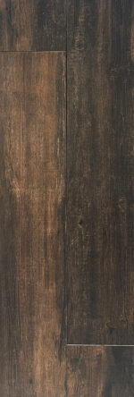 AXE Dark Brown Wood Look Porcelain Tile Flooring | Waterproof & Durable Tile