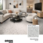 Natural Terrazzo Tile – 16”×16”