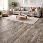 TMG Slivere wood look porcelain tile offers a modern silver-gray wood style with waterproof, durable performance.