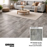 Wetwood Ulivio wood look porcelain tile offers a natural olive wood style with waterproof, durable performance for any space.