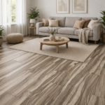 Shop Mukali Viejo wood look porcelain tile flooring. Waterproof, durable, and perfect for kitchen, bathroom, and living room spaces.
